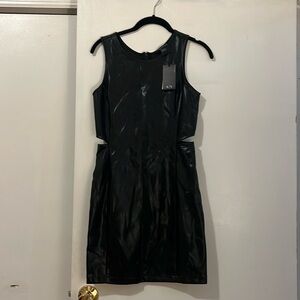 Armani Exchange leather dress